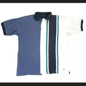 Vintage Men's Catalina Polo Shirt Striped 90s Sz L
